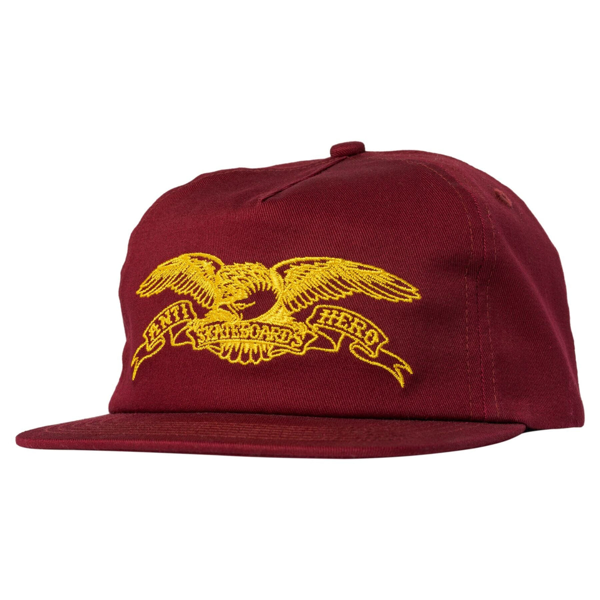 Anti Hero Basic Eagle Snapback Hat Wine Hats Coureur Goods 