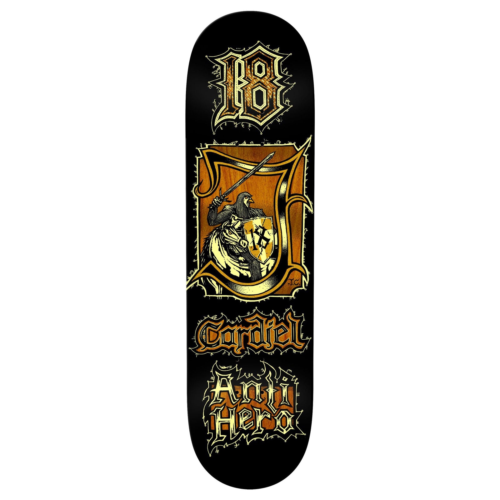 Anti Hero Cardiel Medieval Deck 8.62 decks Anti Hero 