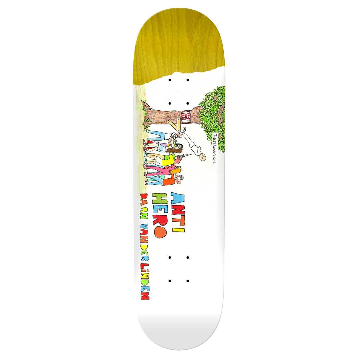Anti Hero Daan Porous Walker Round 3 Deck 8.25 decks Anti Hero 