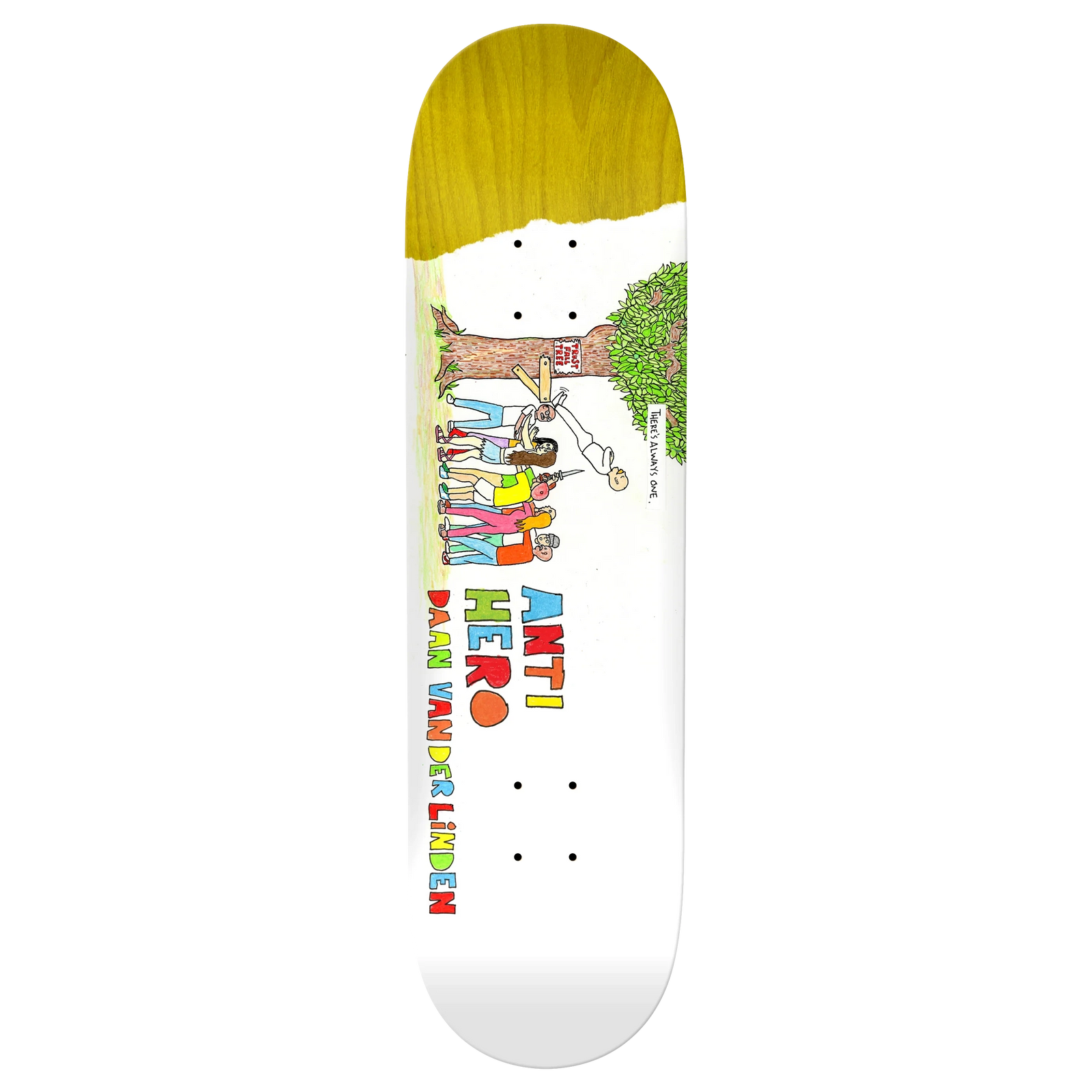 Anti Hero Daan Porous Walker Round 3 Deck 8.25 decks Anti Hero 