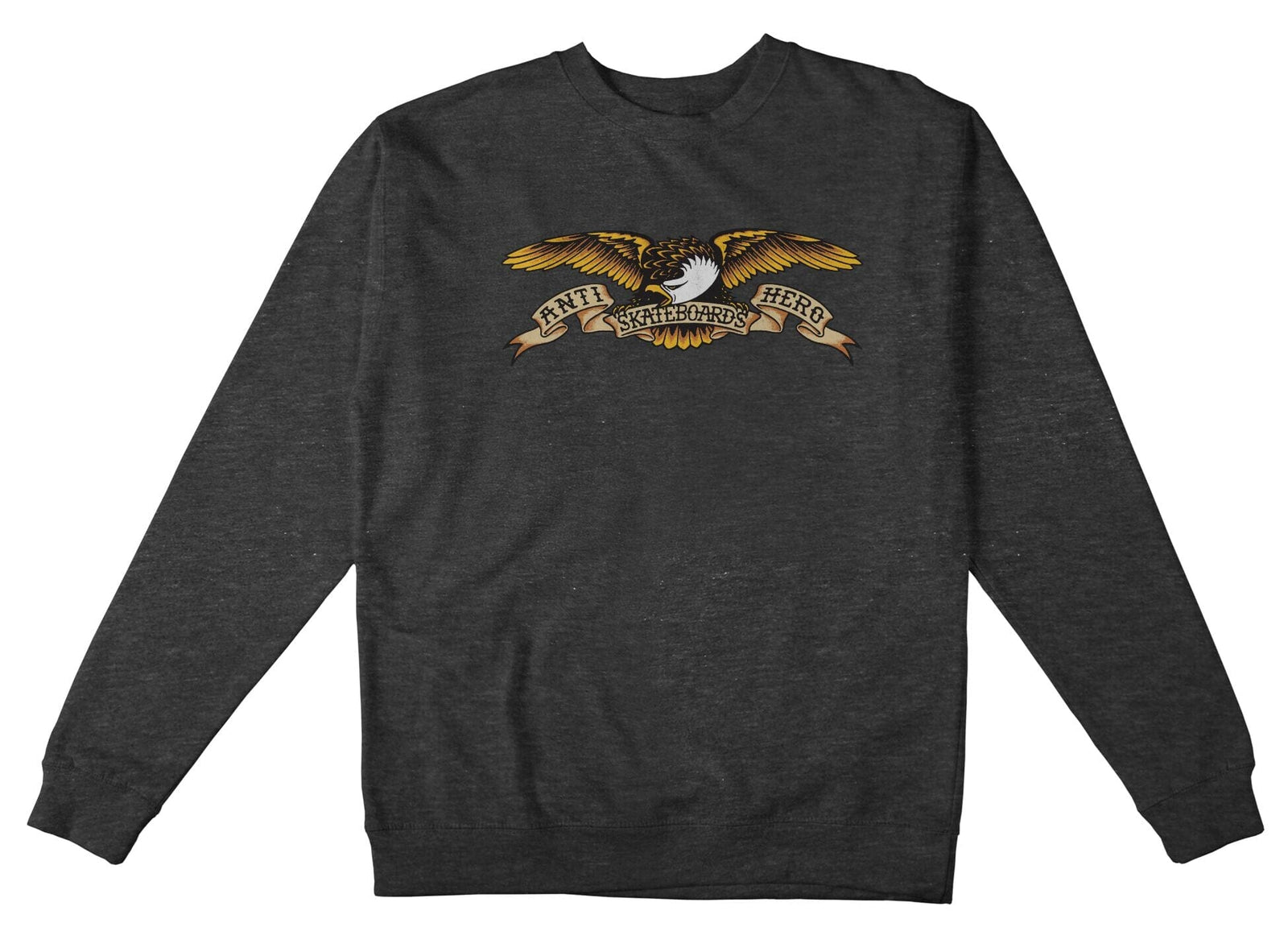 Anti Hero Eagle Crewneck Charcoal Heather crewnecks Anti Hero 