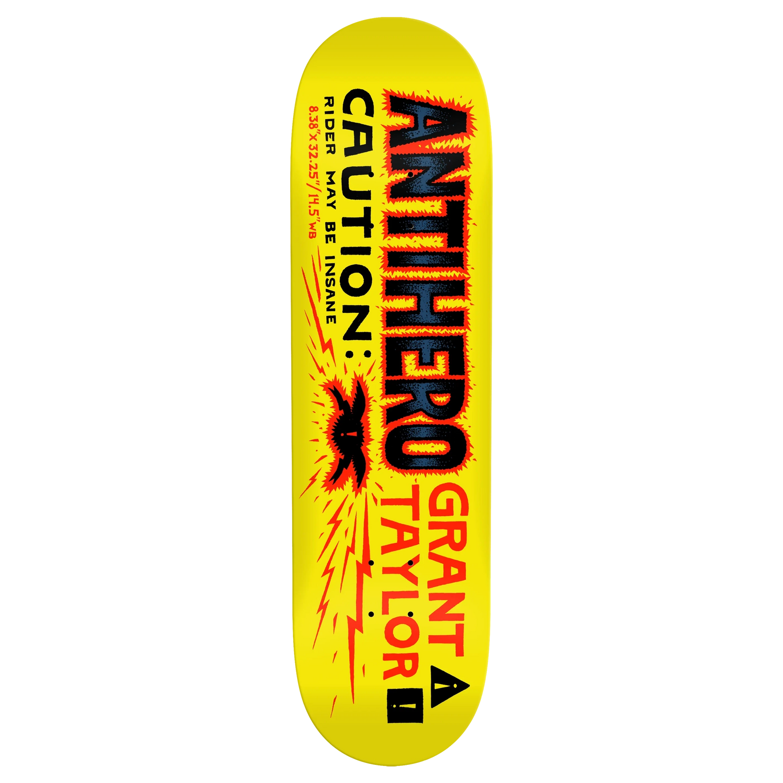 Anti Hero Grant Caution Deck 8.38 decks Anti Hero 