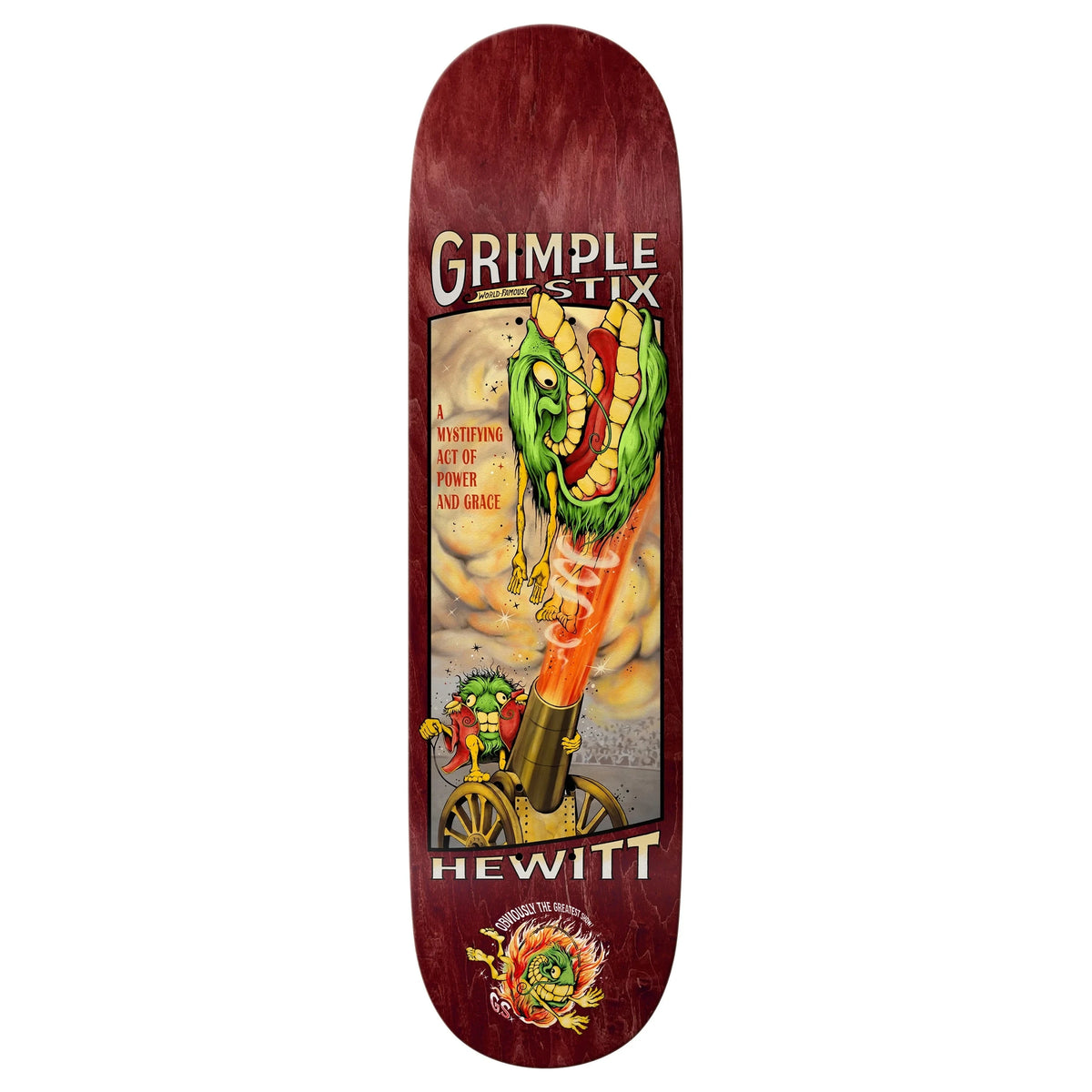 Anti Hero Hewitt Grimple Obvious Greats Deck 8.38 decks Anti Hero 