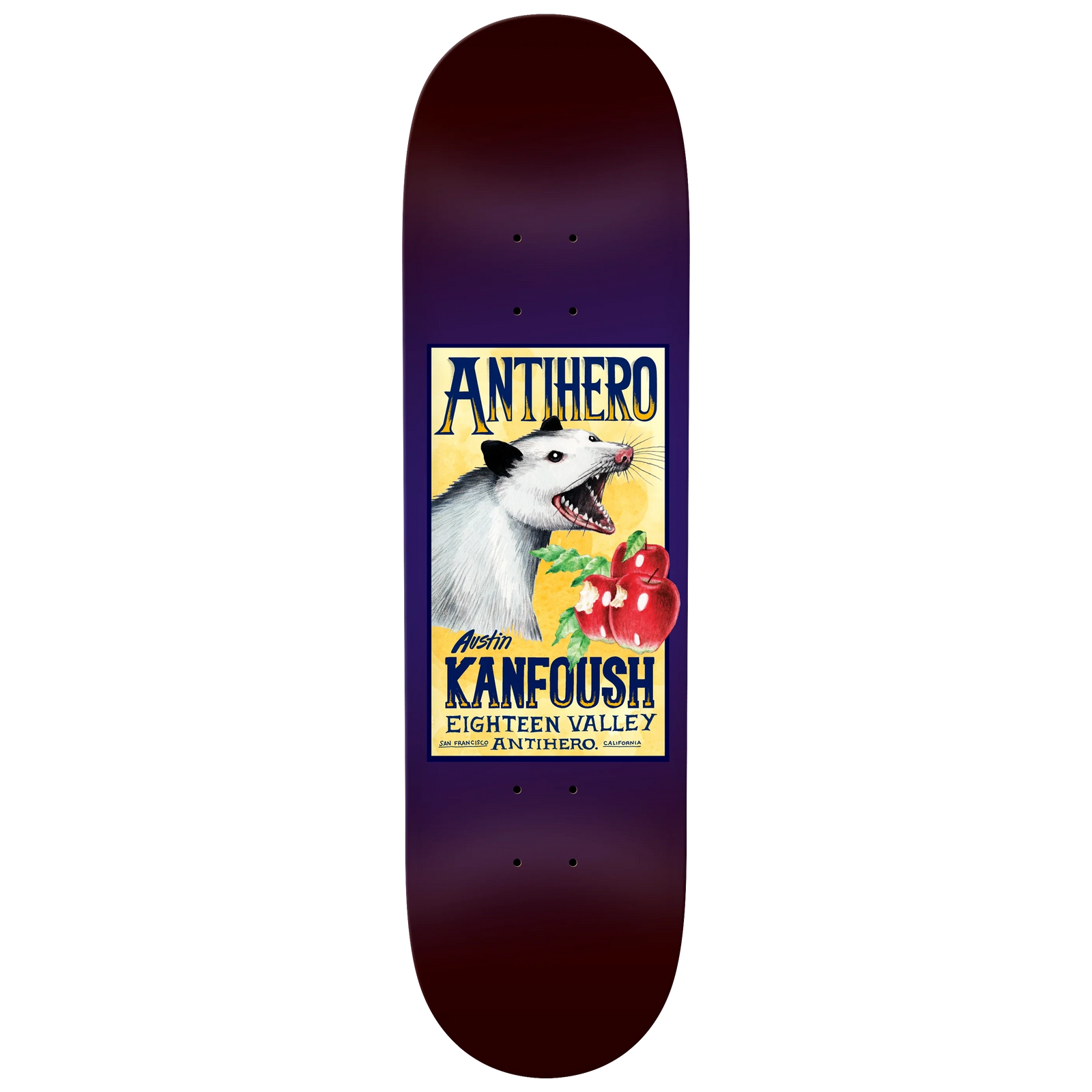 Anti Hero Kanfoush Homers Part 2 Deck 8.5 decks Anti Hero 