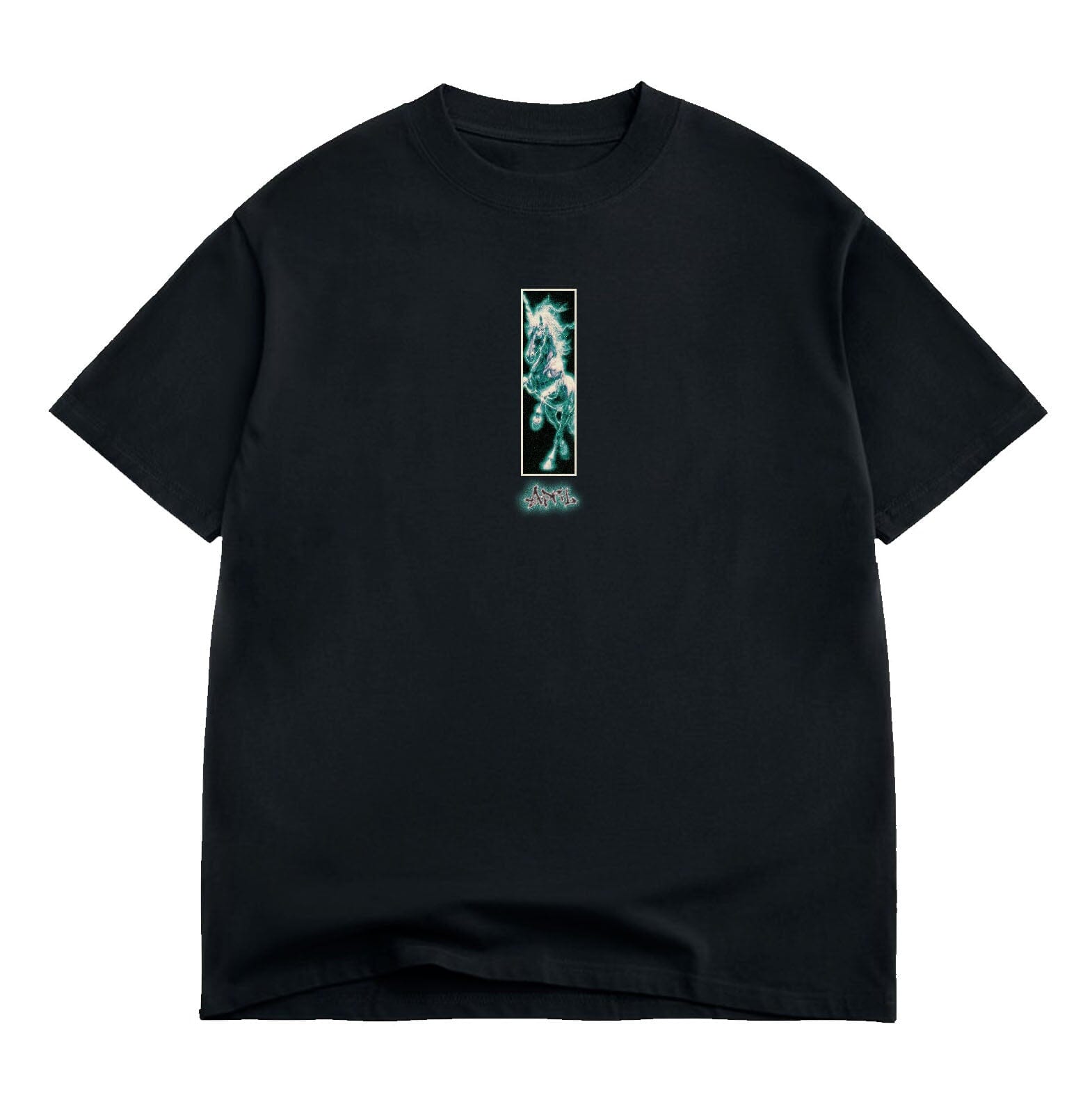 April Uni Tee Black tees April 