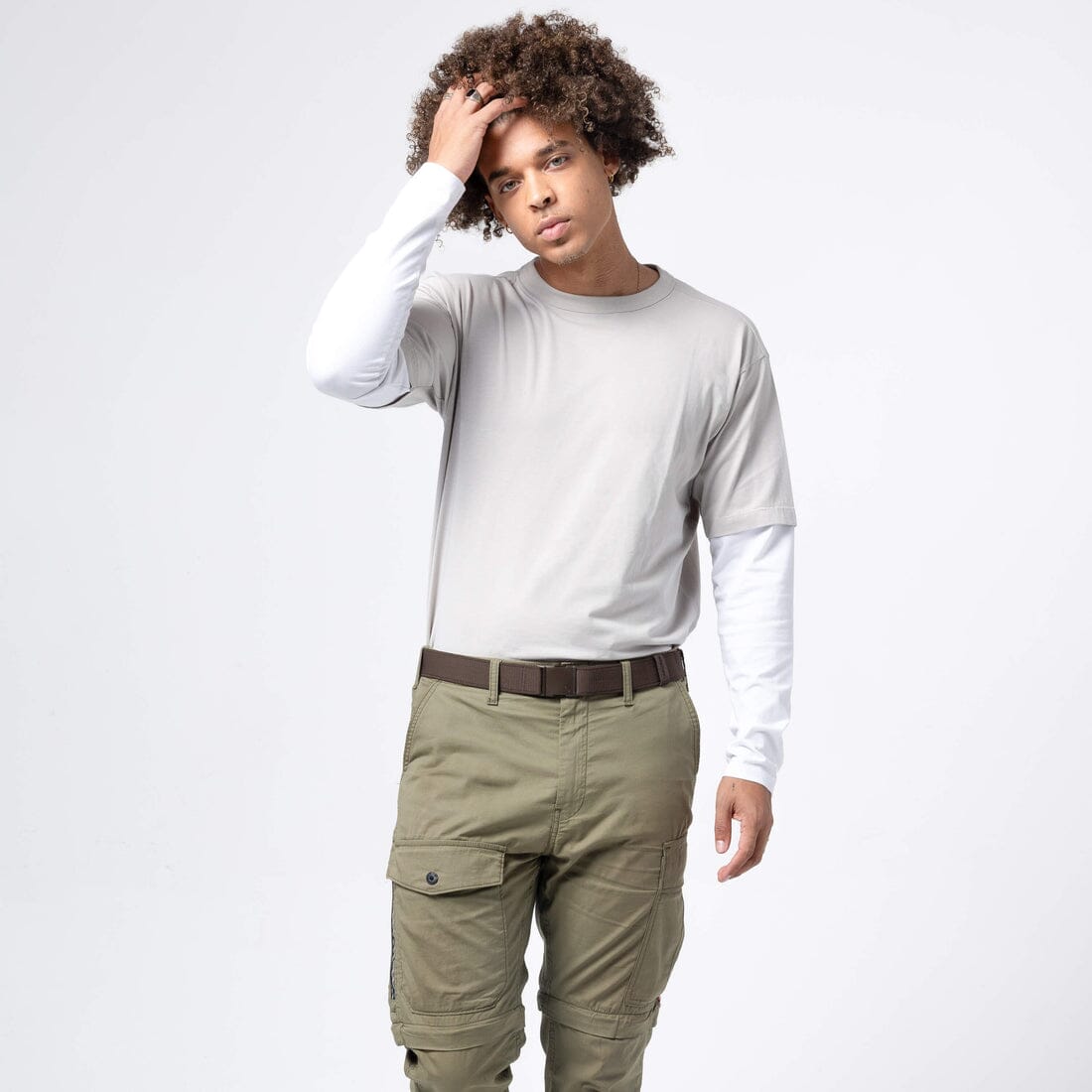 Arcade Atlas Stretch Belt Medium Brown Belts Arcade 