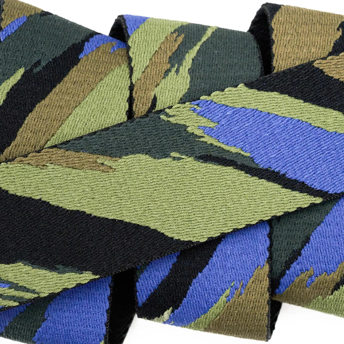 Arcade Brushstroke Stretch Belt Black/Cobalt Belts Arcade 