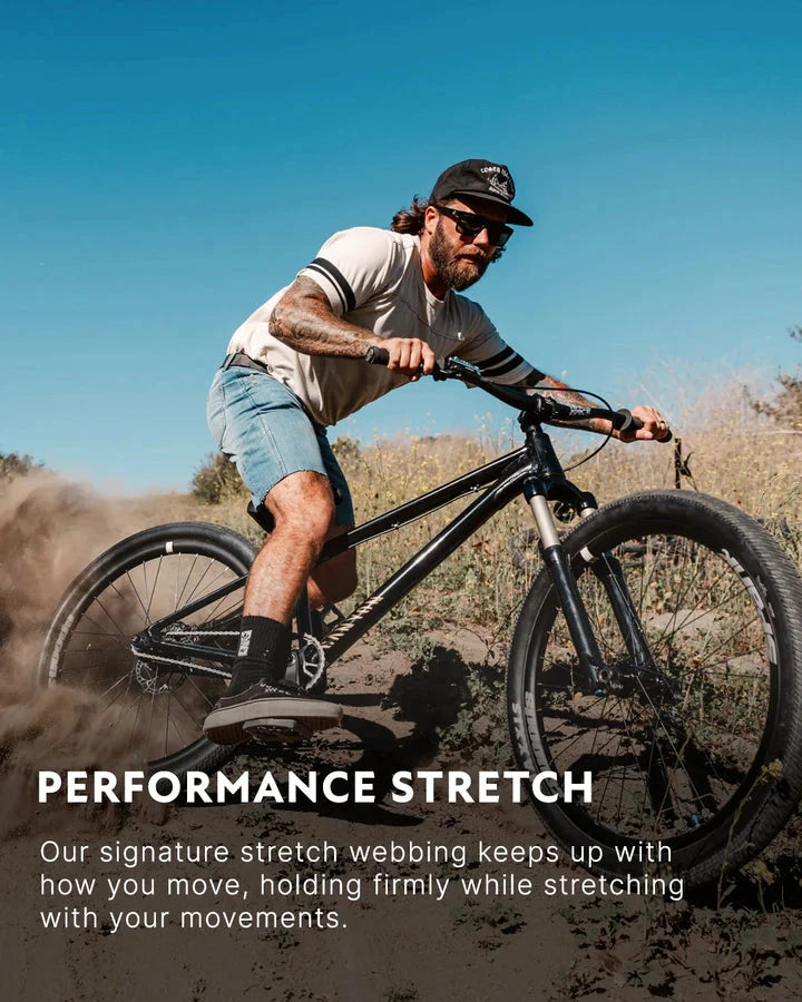 Arcade Carto Stretch Belt Oat/Navy Belts Arcade 