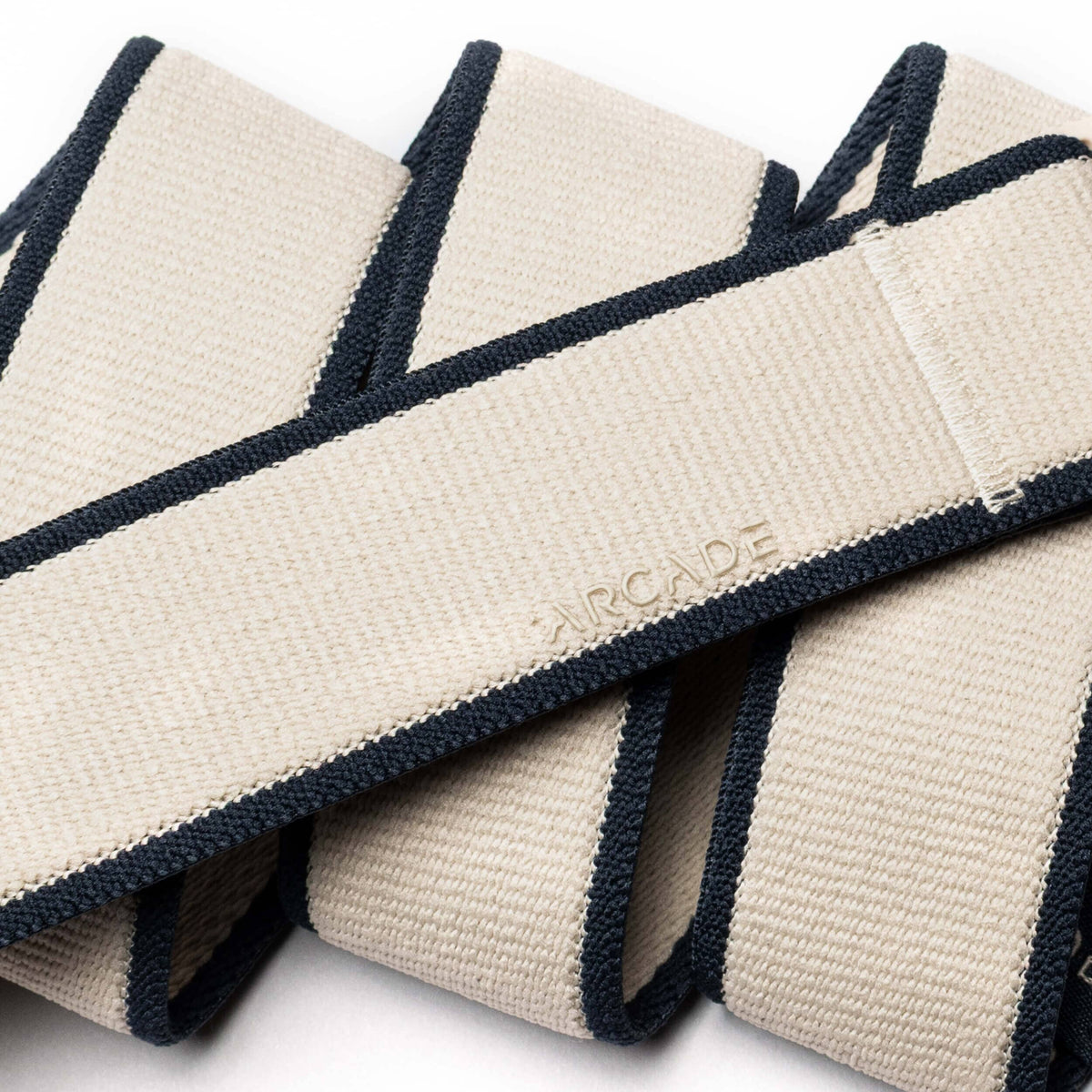 Arcade Carto Stretch Belt Oat/Navy Belts Arcade 