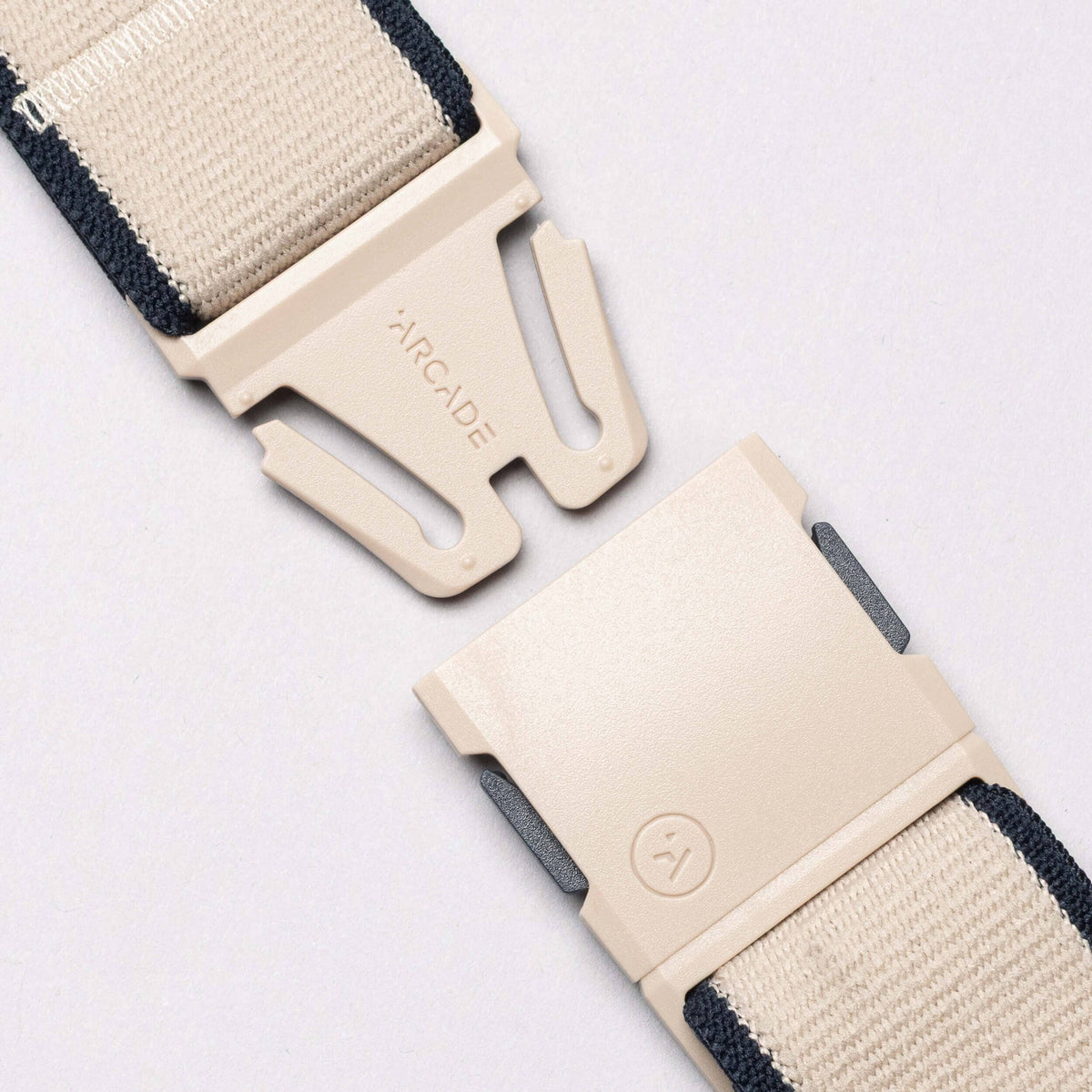 Arcade Carto Stretch Belt Oat/Navy Belts Arcade 