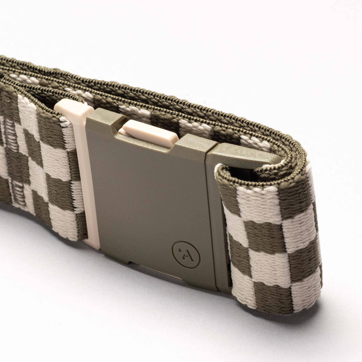 Arcade Check Stretch Belt Crocodlie/Khaki Belts Arcade 