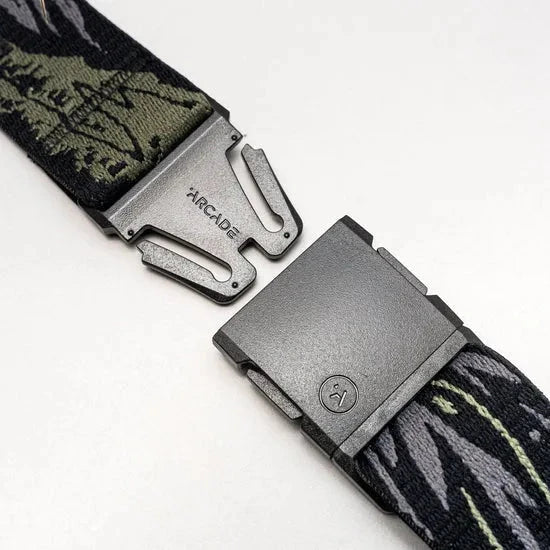 Arcade Out of Range Stretch Belt Ivy Green Belts Arcade 