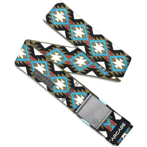 Arcade Twilight Stretch Belt Oat/Turquoise Belts Arcade 