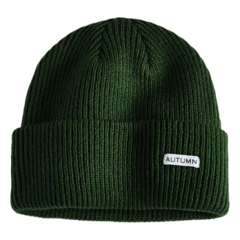 Autumn 2025 Select Cord Beanie Evergreen Black beanies Autumn 