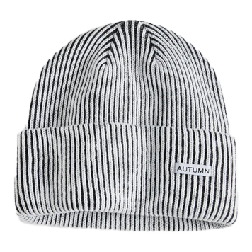 Autumn 2025 Select Cord Beanie White Black beanies Autumn 