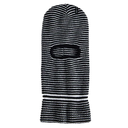 Autumn 2025 Stripe Balaclava Black beanies Autumn 