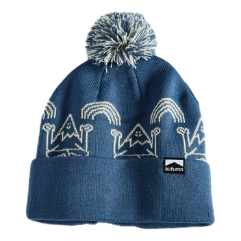 Autumn 2025 Surplus Mindful Mountain Pom Beanie Dutch Blue beanies Autumn 