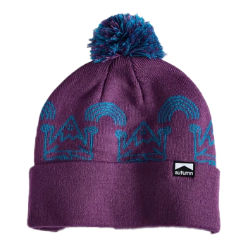 Autumn 2025 Surplus Mindful Mountain Pom Beanie Eggplant beanies Autumn 