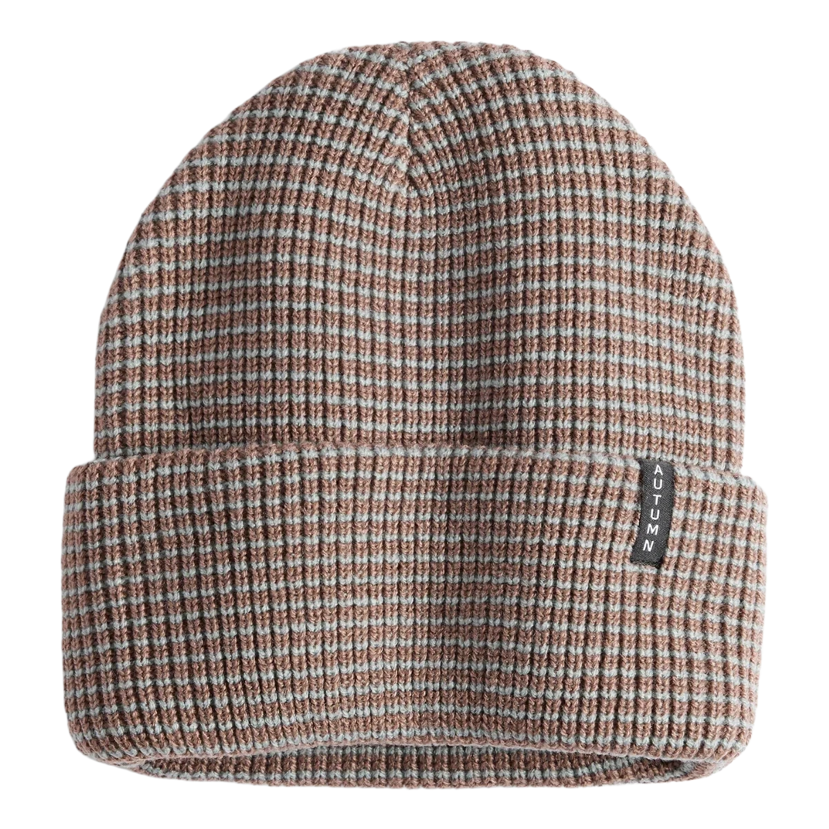 Autumn 2026 Stripe Beanie Dusty Mauve beanies Autumn 