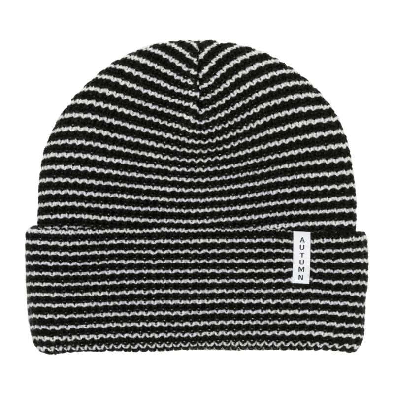Autumn 2026 Stripe Y Beanie Black beanies Autumn 