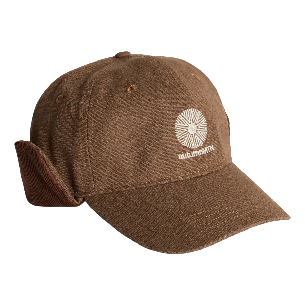 Autumn 2026 Washed Canvas Flap Cap Light Brown Hats Autumn 