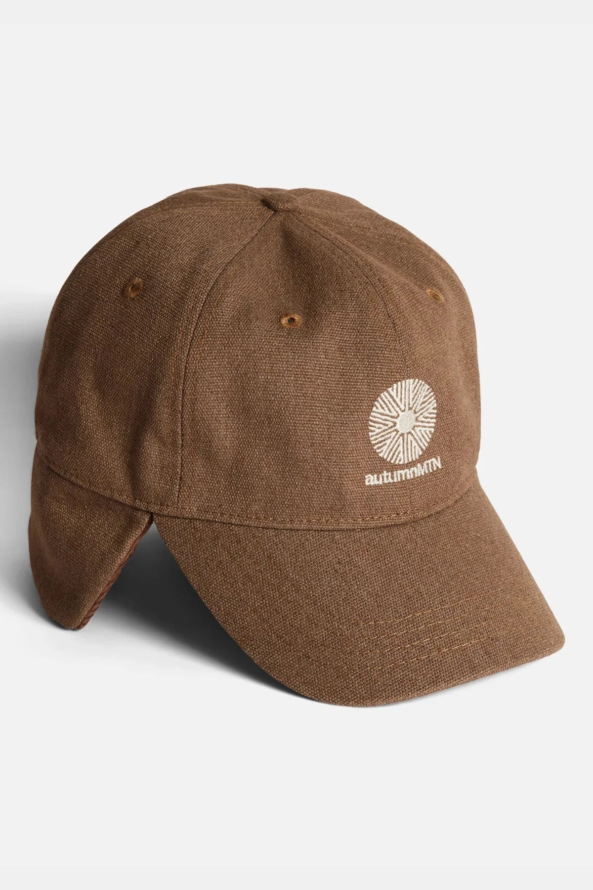 Autumn 2026 Washed Canvas Flap Cap Light Brown Hats Autumn 
