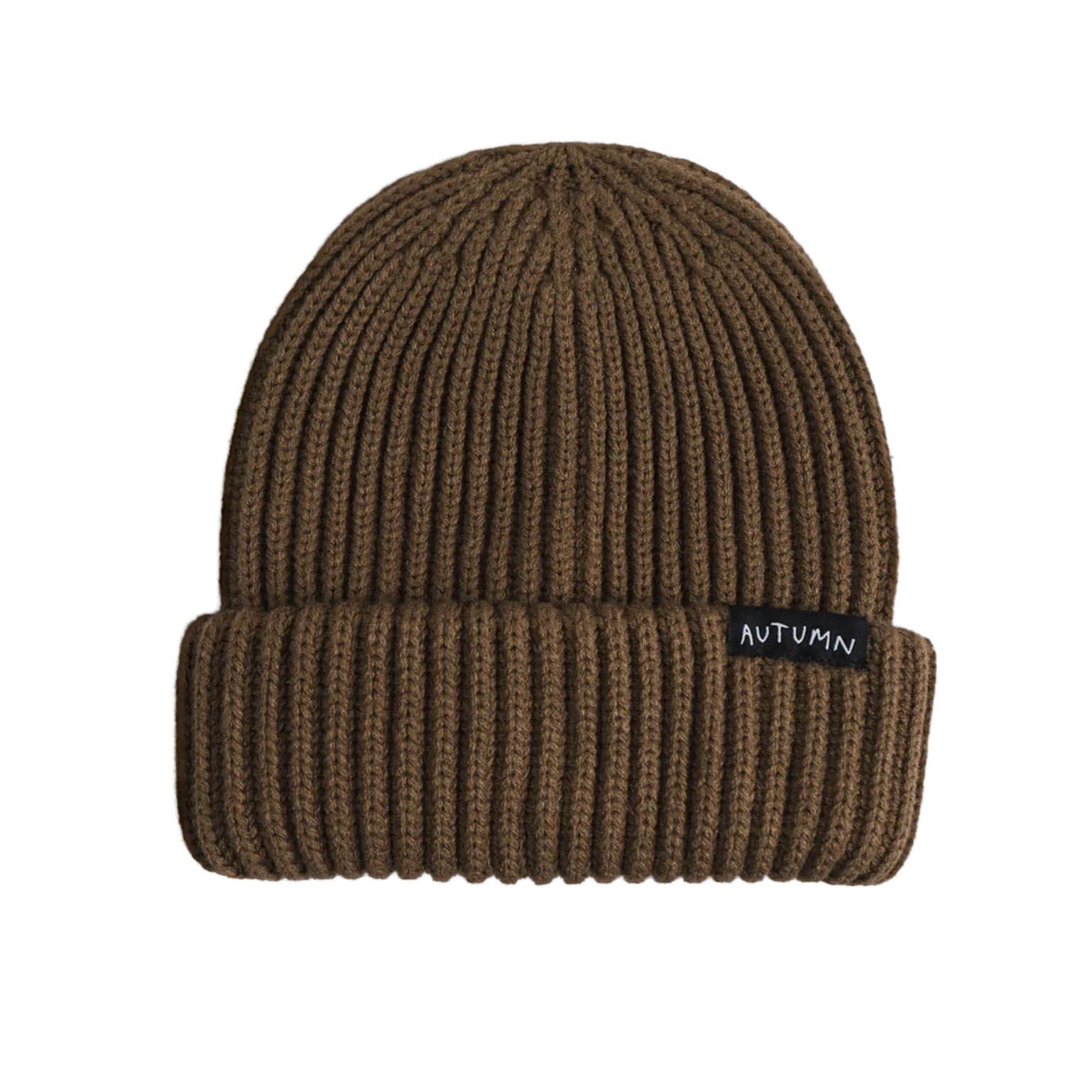 Autumn 2027 Elliott Beanie Dark Sand beanies Autumn 