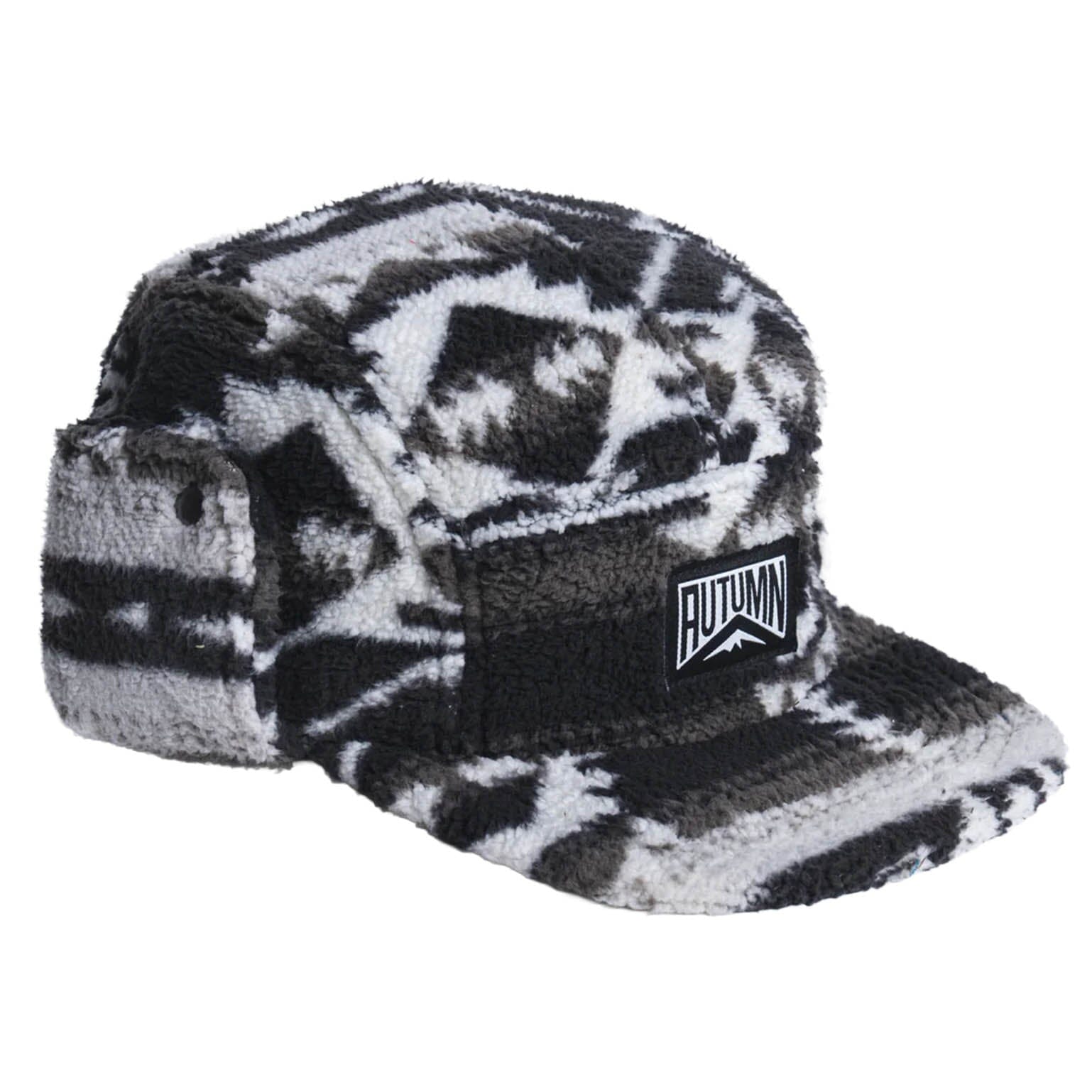 Autumn 2027 Fleece Flap Cap Black beanies Autumn 