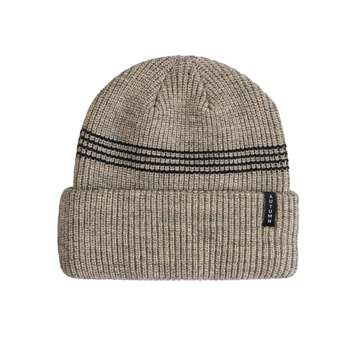 Autumn 2027 Mini Stripe Beanie Cream beanies Autumn 