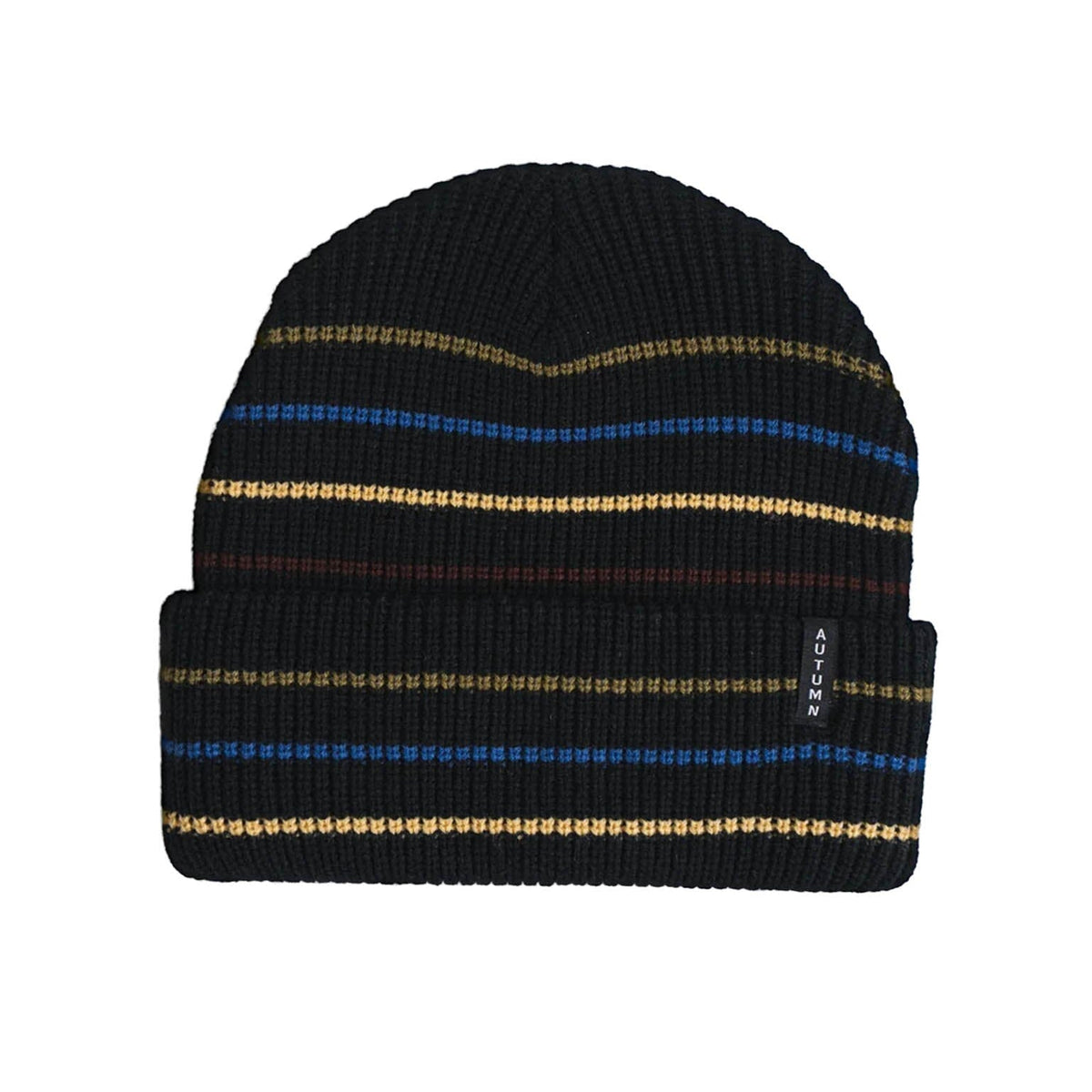 Autumn 2027 Multi Stripe Beanie Black beanies Autumn 