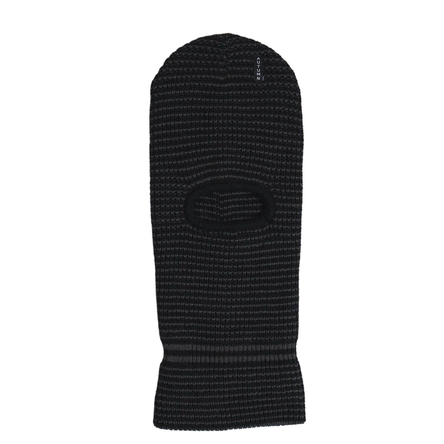 Autumn 2027 Striped Mask Beanie Black beanies Autumn 