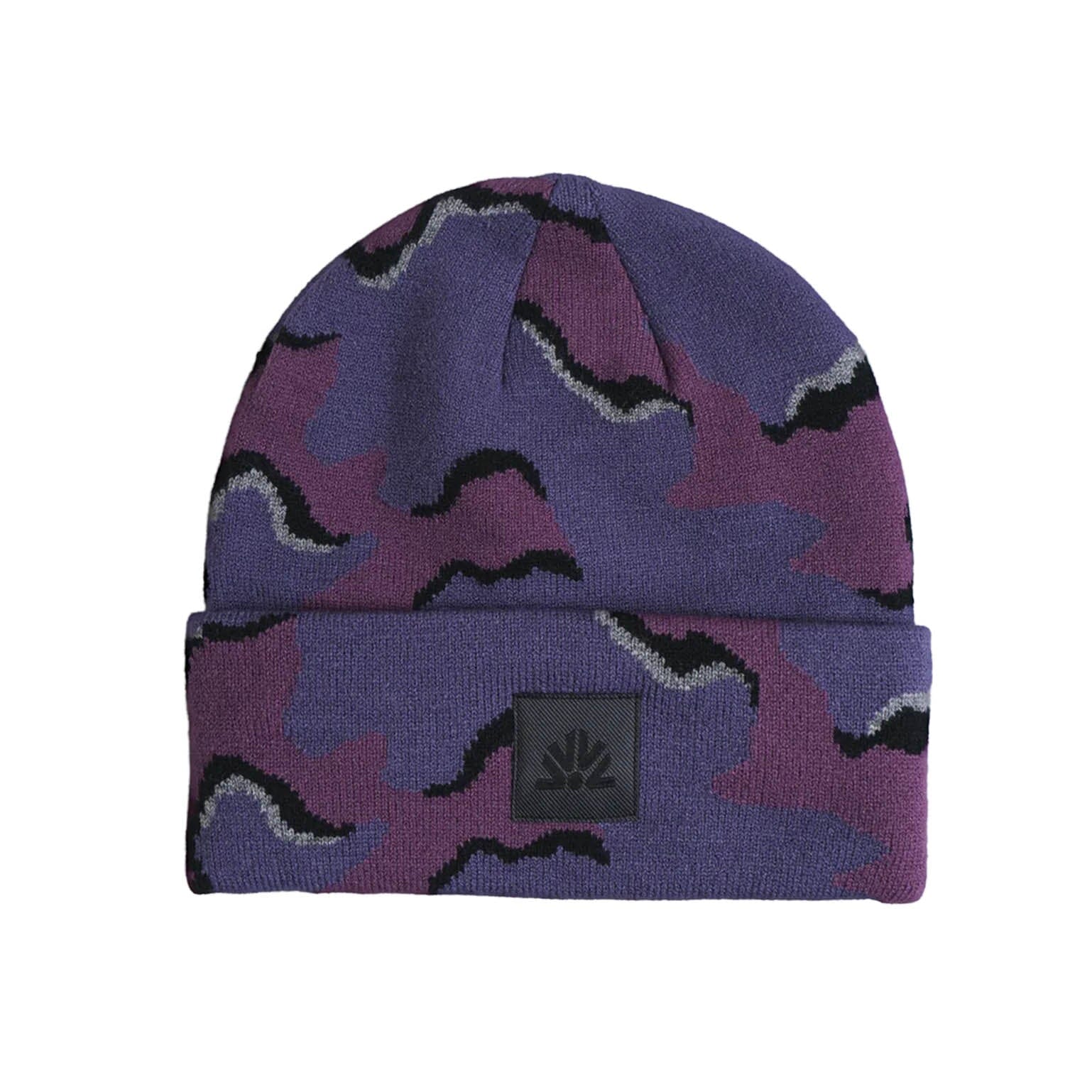 Autumn 2027 Wavy Camo Beanie Plum beanies Autumn 