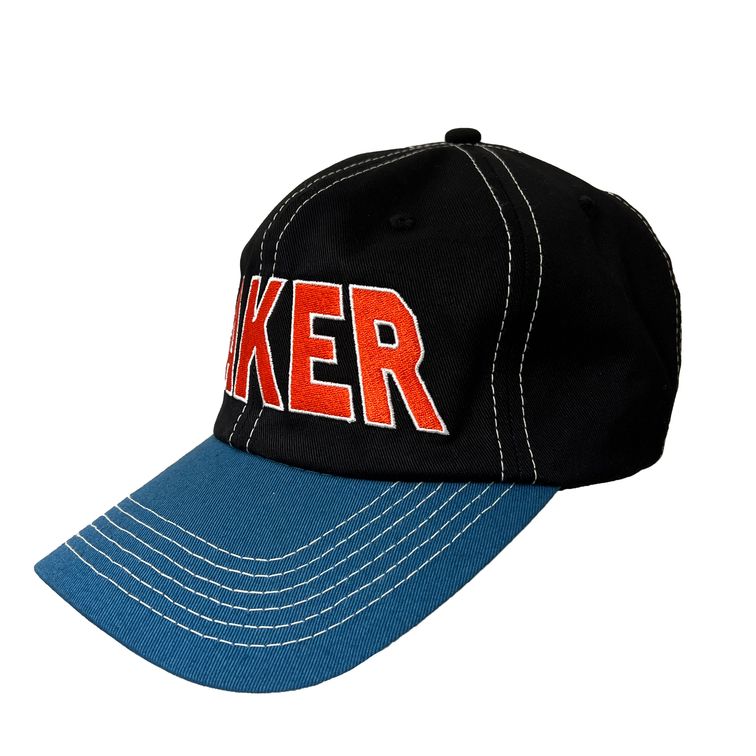 Baker Allegiance Snapback Hat Black/Blue hats Baker 