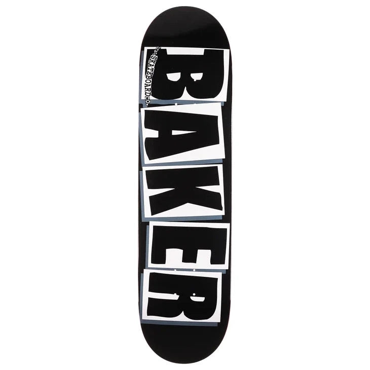 Baker Brand Logo Black/White Deck 8.25 decks Baker 