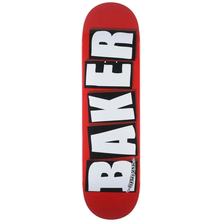 Baker Brand Logo White Deck 8.5 decks Baker 