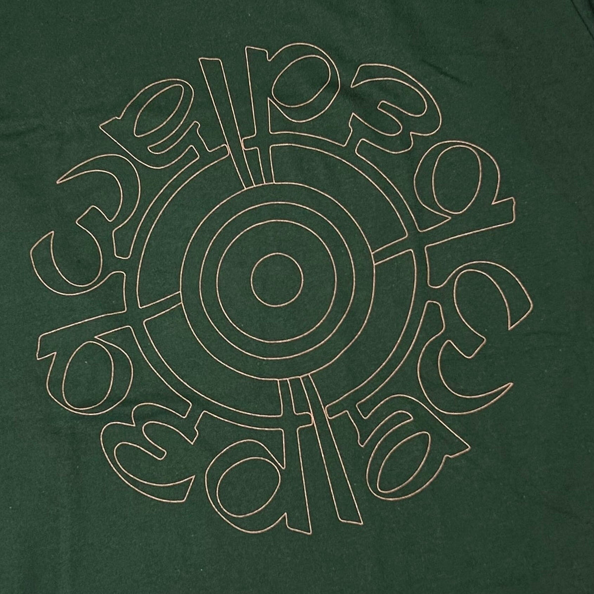 Bedlam Target Outline L/S Tee Forest Green Tees Bedlam 