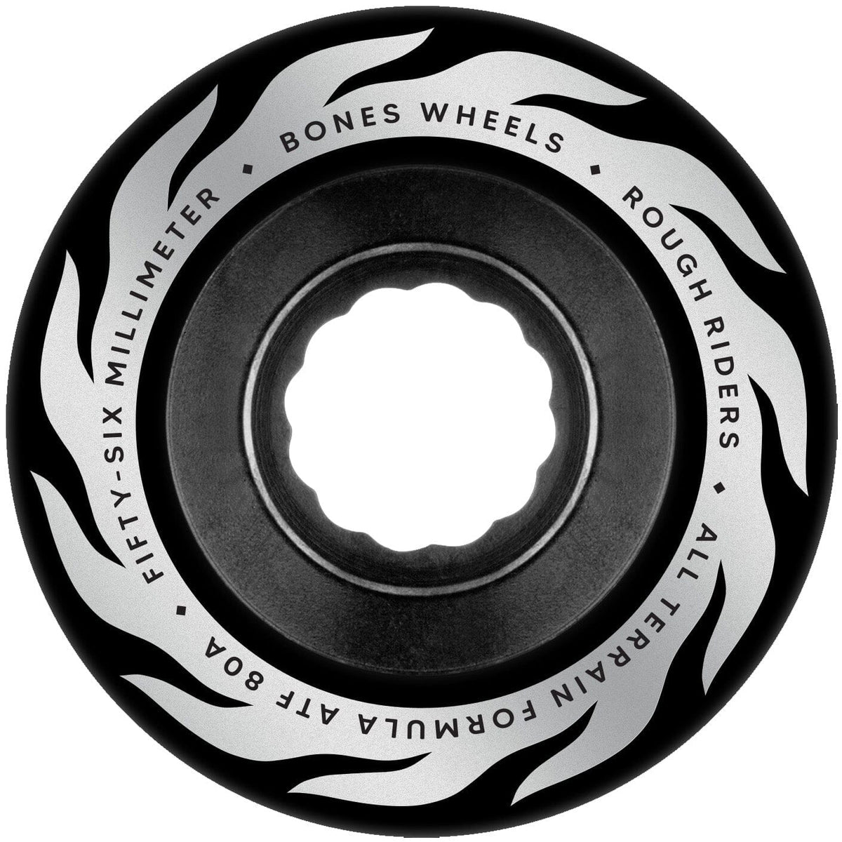 Bones ATF Eternal Flame Rough Riders Black Wheels 80A 56MM wheels Bones 