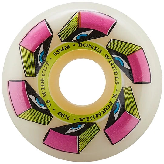 Bones Look Book Wheels V6 X-Formula 99A 53MM wheels Bones 