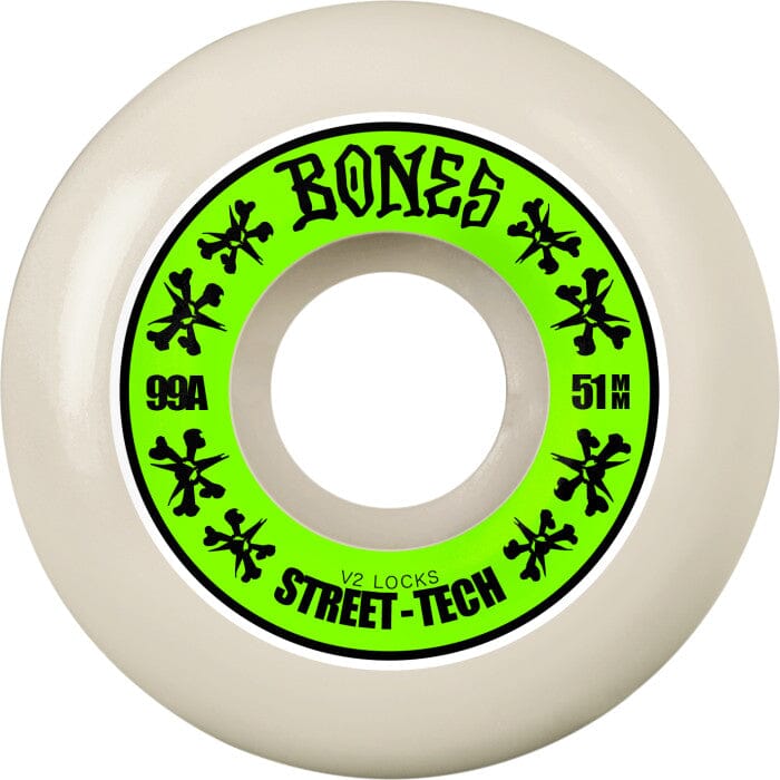 Bones STF V2 Locks Wheels 99A 51MM wheels Powell Peralta 