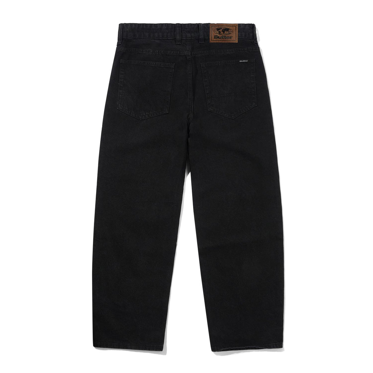 Butter Goods Baggy Denim Jeans Flat Black pants Butter Goods 