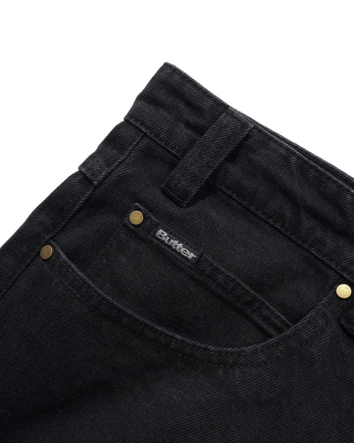 Butter Goods Baggy Denim Jeans Flat Black pants Butter Goods 