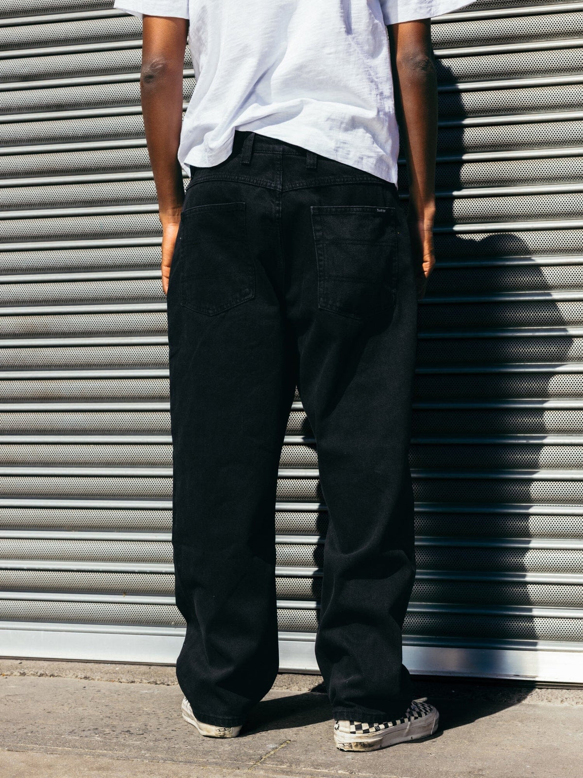 Butter Goods Baggy Denim Jeans Flat Black pants Butter Goods 