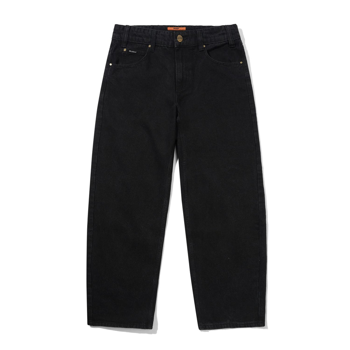 Butter Goods Baggy Denim Jeans Flat Black pants Butter Goods 