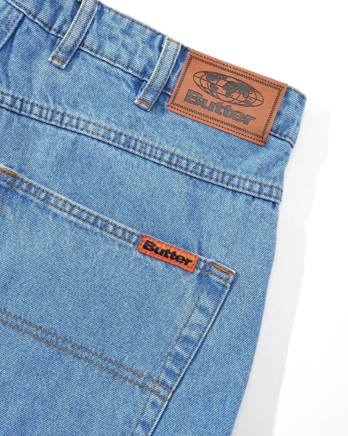 Butter Goods Baggy Denim Jeans Washed Indigo pants Butter Goods 