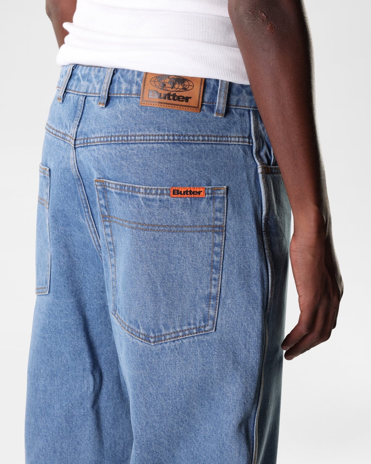 Butter Goods Baggy Denim Jeans Washed Indigo pants Butter Goods 