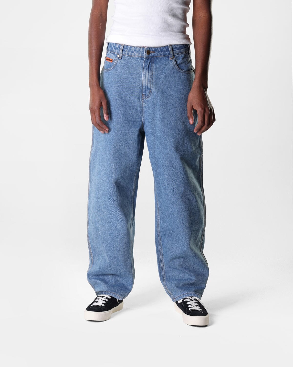 Butter Goods Baggy Denim Jeans Washed Indigo pants Butter Goods 