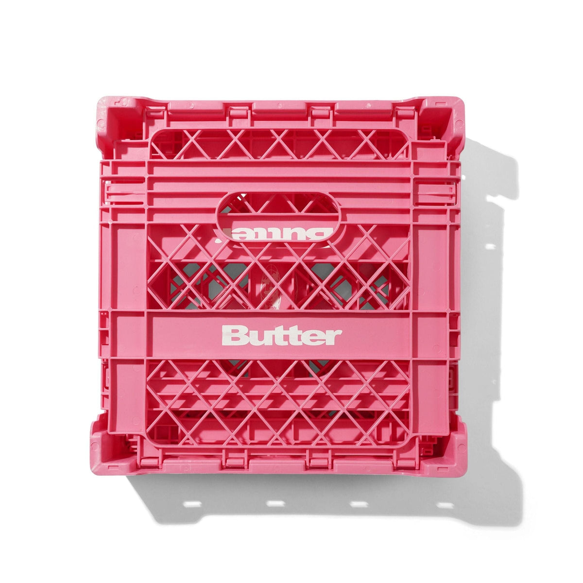 Butter Goods Collapsible Record Crate Pink accessories Butter Goods 