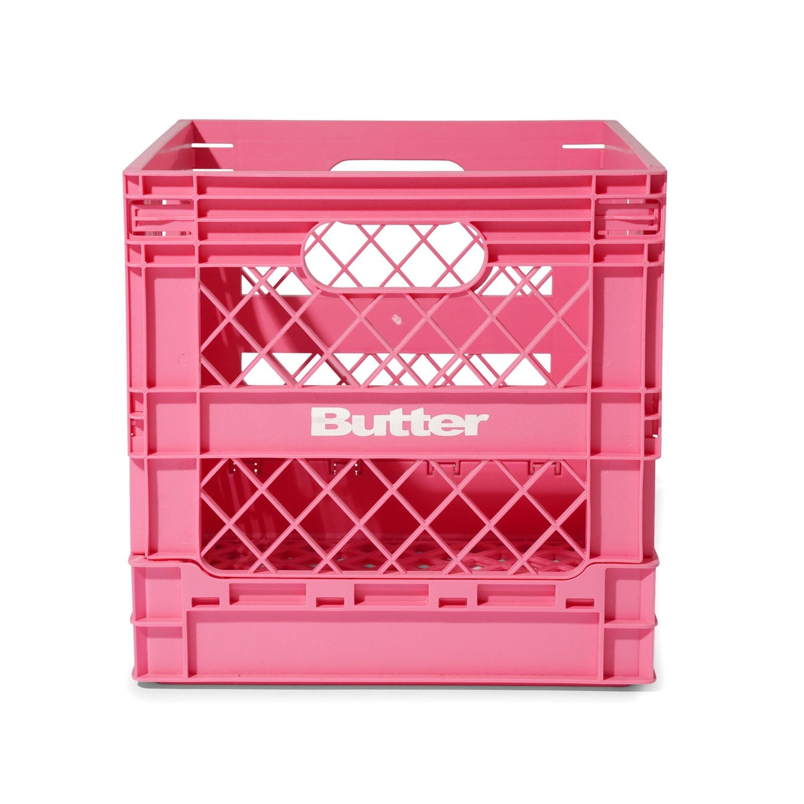 Butter Goods Collapsible Record Crate Pink accessories Butter Goods 