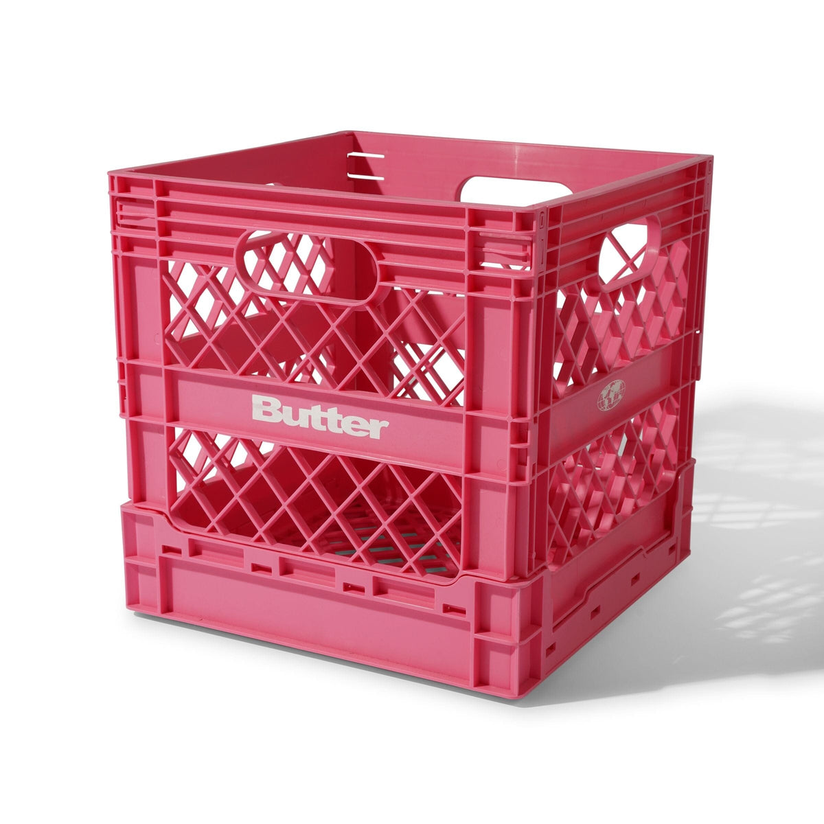 Butter Goods Collapsible Record Crate Pink accessories Butter Goods 
