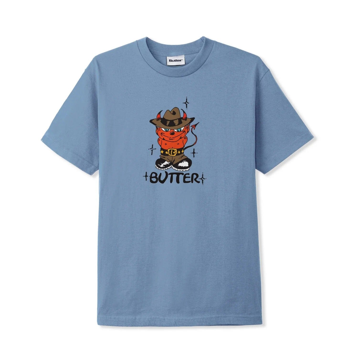 Butter Goods Devil Tee Slate Blue Tees Butter Goods 